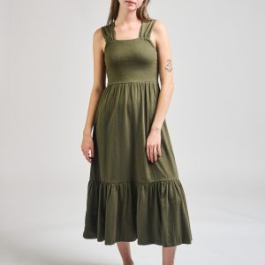 Opal Dress - Olive - 图片 1