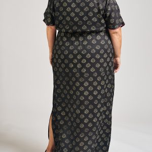 Aimee Maxi Dress - Floral Stamp Black - Image 10