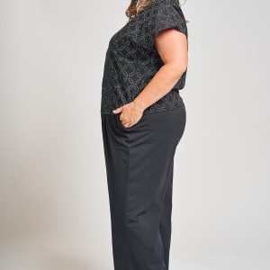 Cara Plus Size Top - Ikigai Black - Image 4