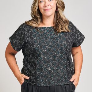 Cara Plus Size Top - Ikigai Black - Image 2