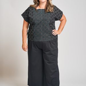 Cara Plus Size Top - Ikigai Black - Image 3