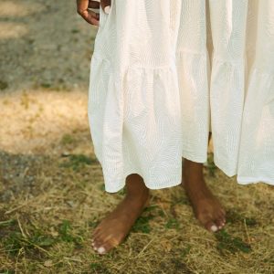 Lorelei Dress - White Waves - Image 6