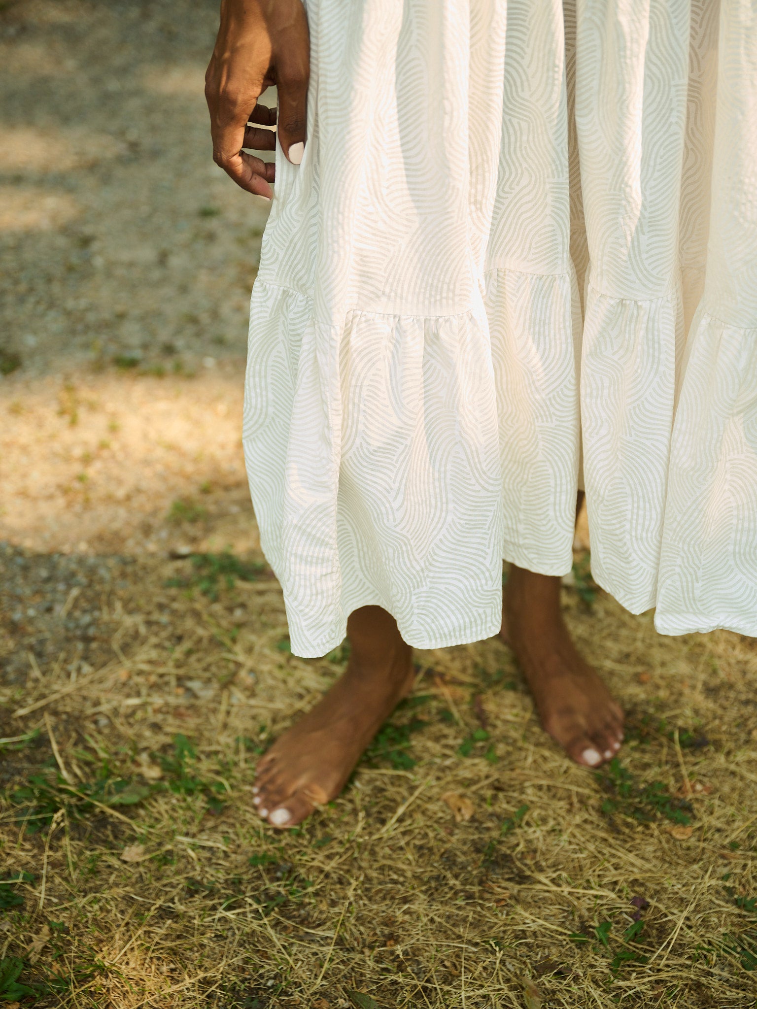 Lorelei Dress - White Waves - Image 6