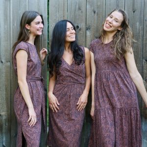 Danica Wrap Dress - Tree Rings Blue - 图片 9