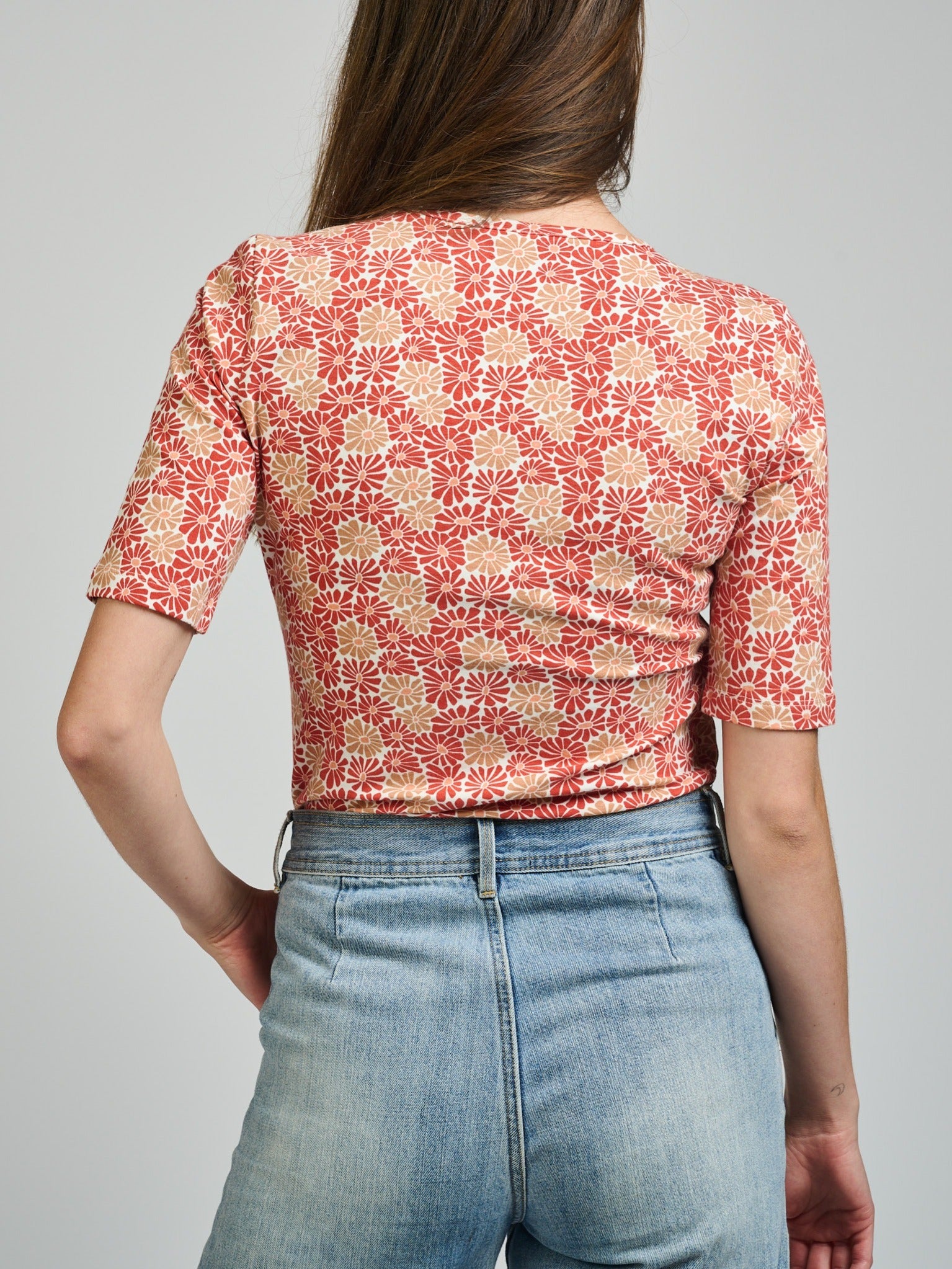 Gianna Wrap Top - Matisse Vermillion - Image 5