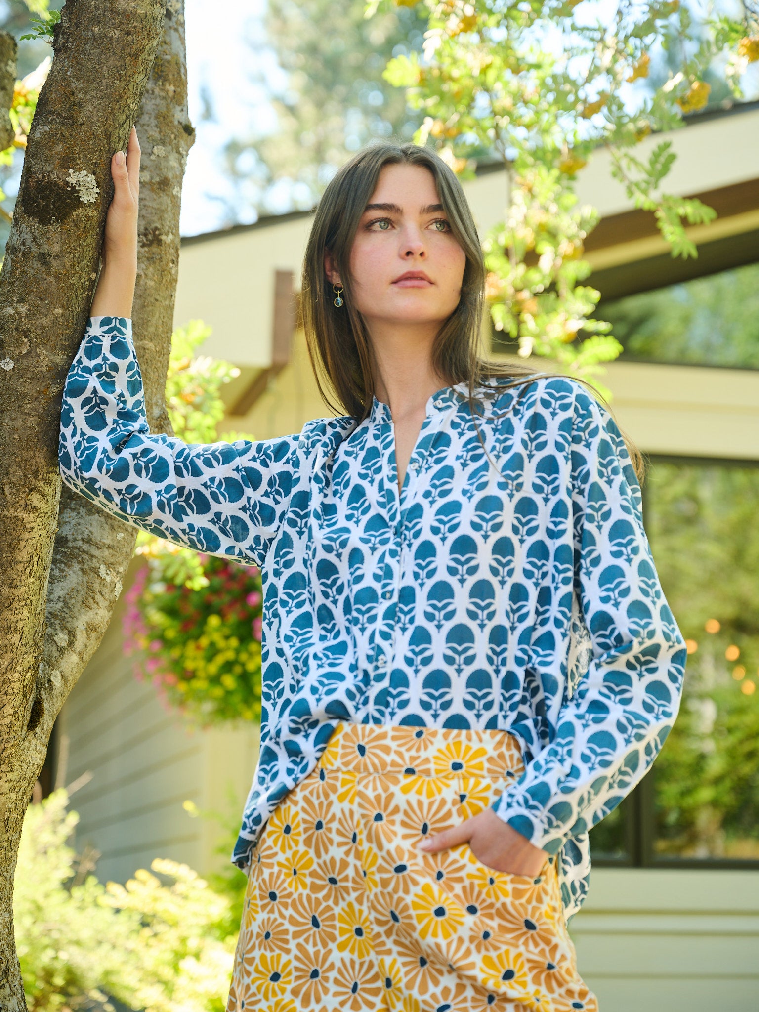 Stella Top - Marigold White - Image 1