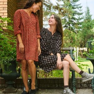 Victoria Tunic Dress - Currant Red - Image 1