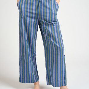 Emmy Drawstring Pant - Lavender Stripe - 图片 3