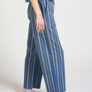 Emmy Drawstring Pant - Lavender Stripe - 图片 6