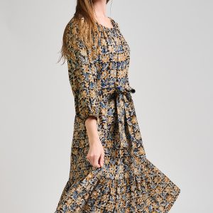 Marnie Dress - Sunflower Black - Image 1