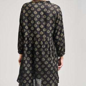 Sohla Mini Dress - Floral Stamp Black - Image 3