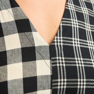 Padma Pocket Dress - Black and White Mix - 图片 12