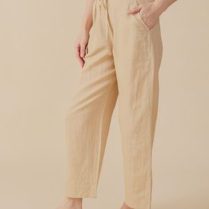 Emmy Drawstring Pant - Birch Linen - 图片 3