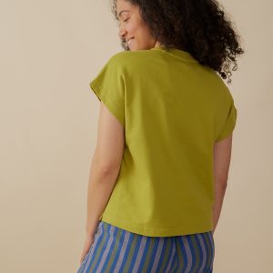 Caitlin Top - Loop Knit Moss - Image 4