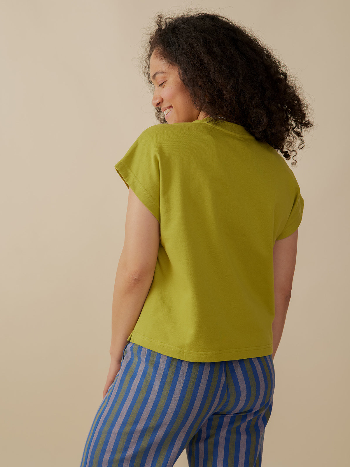 Caitlin Top - Loop Knit Moss - Image 4