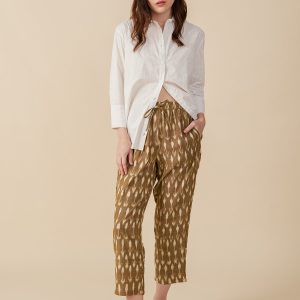 Mae Oversized Shirt - White Waves - Image 3