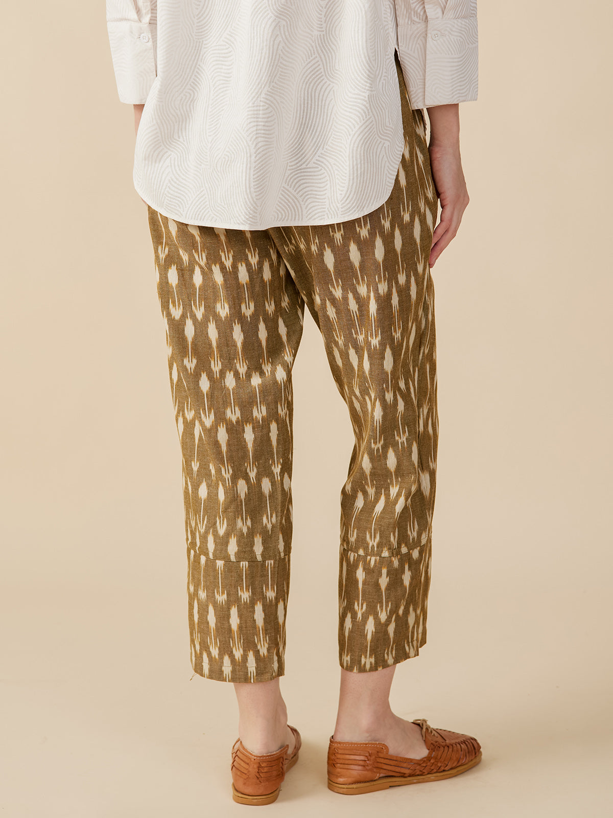 Miller Easy Pant - Olive Ikat - 图片 3