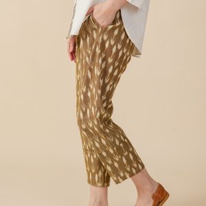 Miller Easy Pant - Olive Ikat - 图片 1