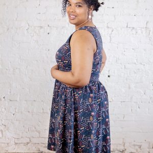 Asheville Plus Size Dress - Fox Field Blue - Image 1