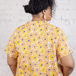 Camp Plus Size Shirt - Sunny Floral - Image 3