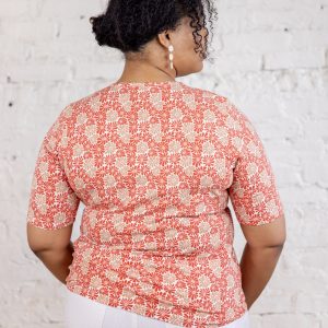 Gianna Plus Size Wrap Top - Matisse Vermillion - Image 3