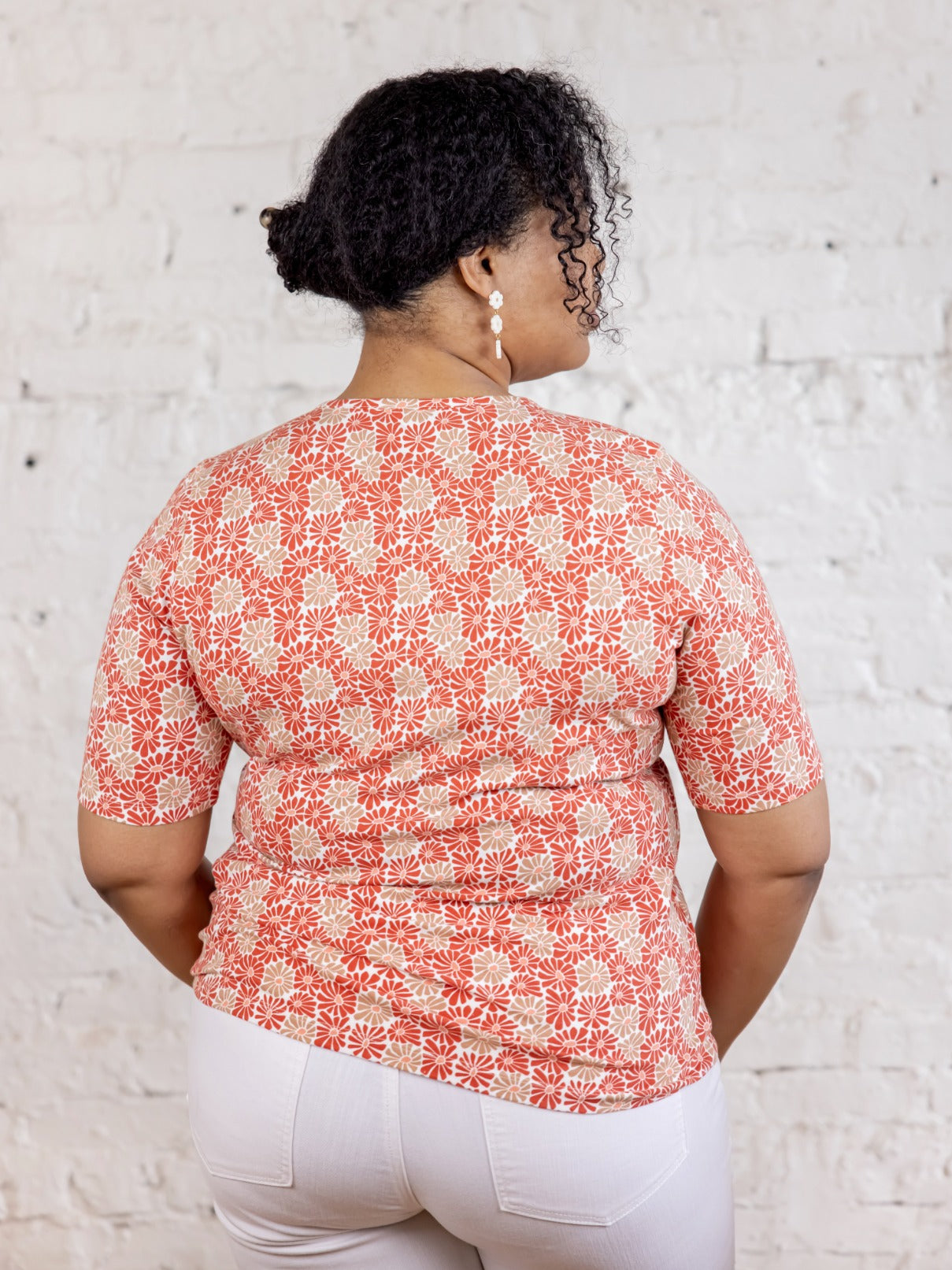 Gianna Plus Size Wrap Top - Matisse Vermillion - Image 3