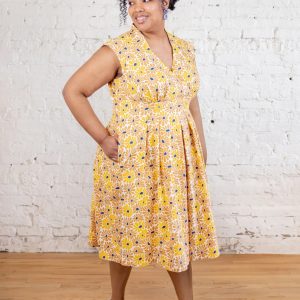 Lucille Plus Size Dress - Sunny Floral - Image 1