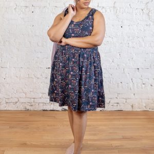 Asheville Plus Size Dress - Fox Field Blue - Image 2