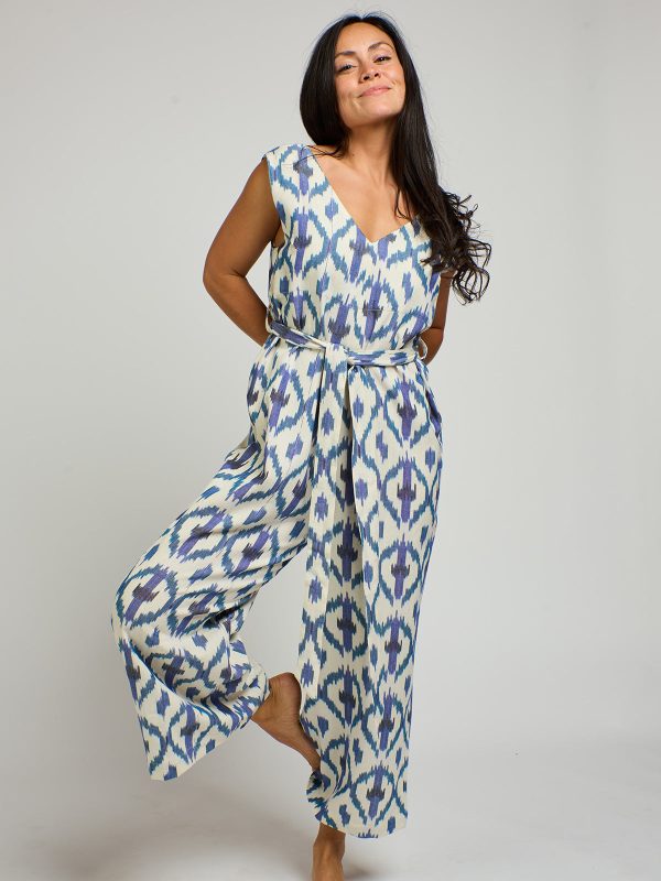 Jana Jumpsuit - Seashore Ikat