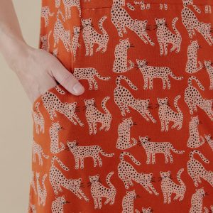 Evanston Dress - Leopard Sienna - 图片 3