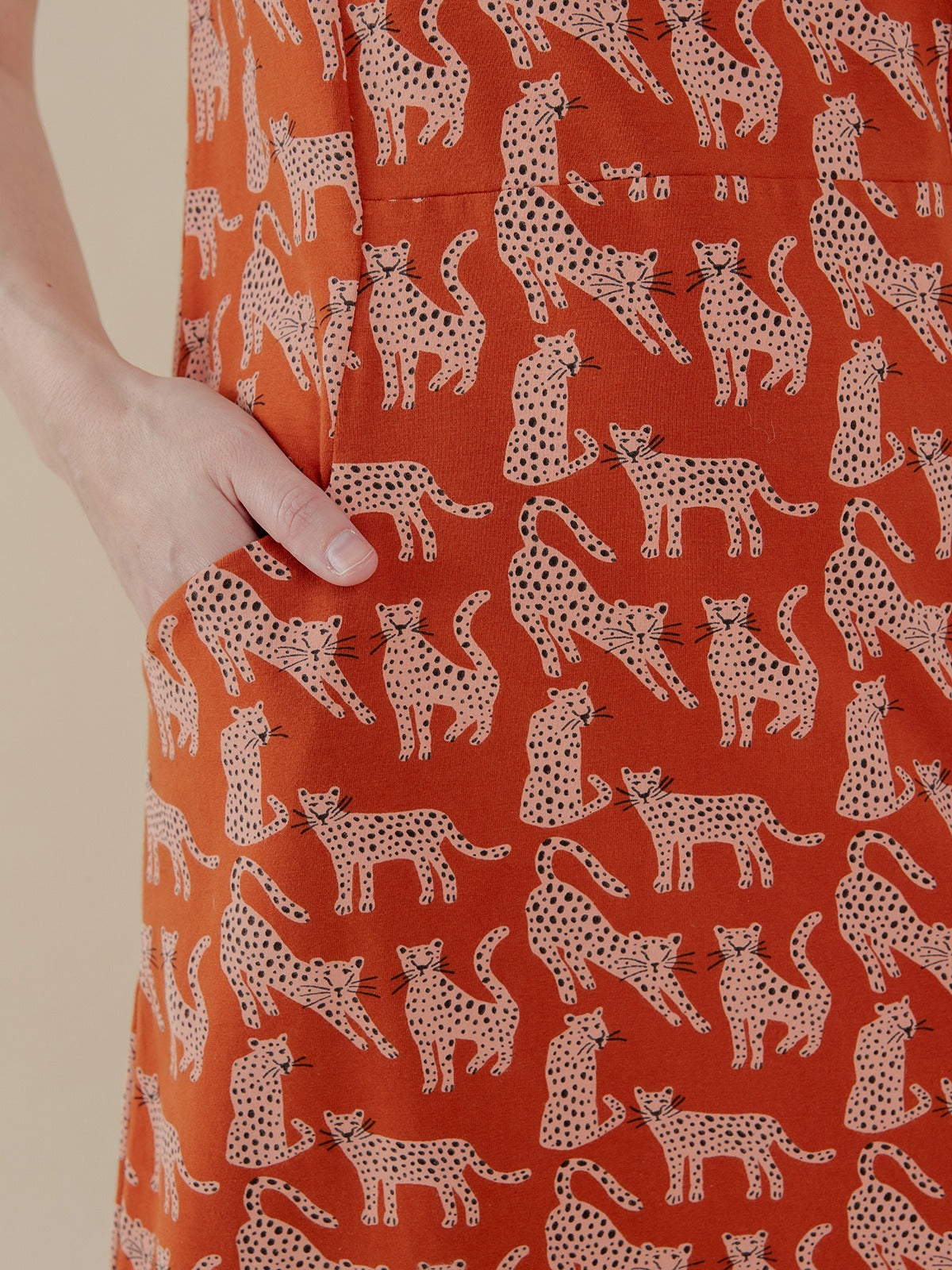 Evanston Dress - Leopard Sienna - 图片 3