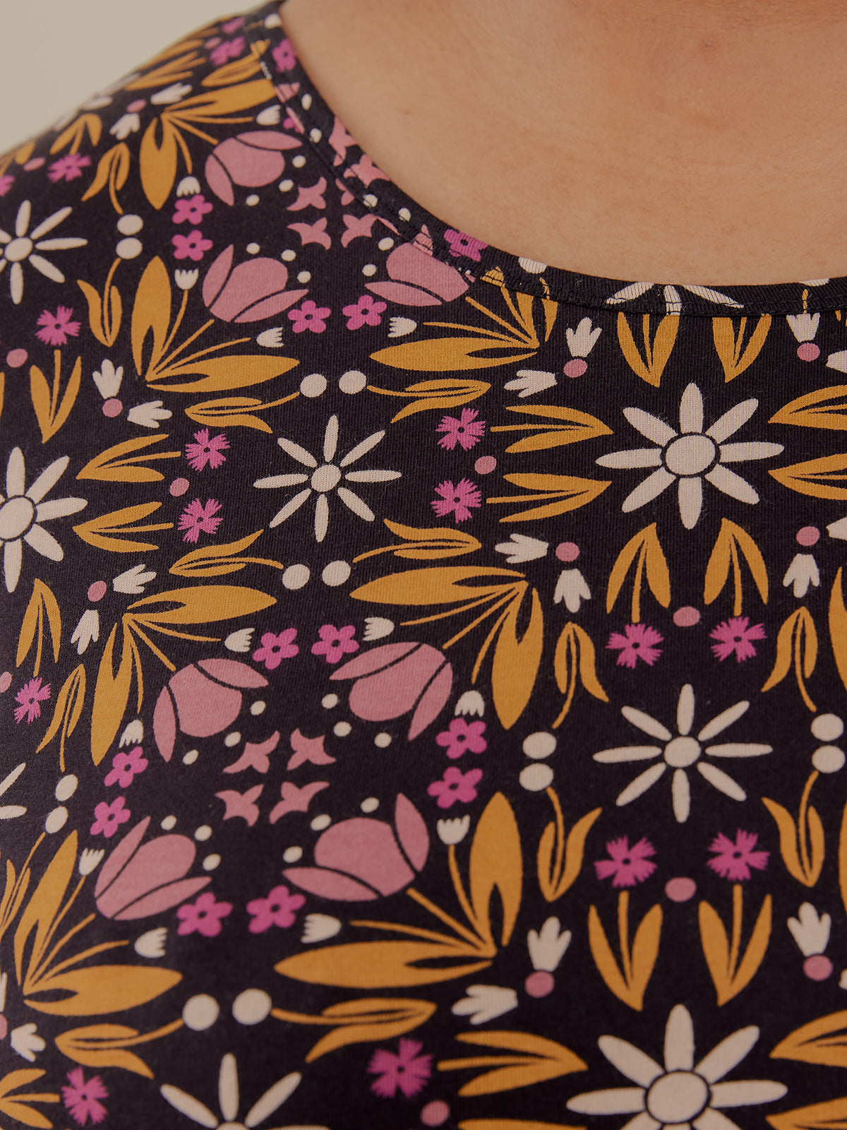 Mirah Tiered Plus Size Dress - Mauve Tile - Image 2