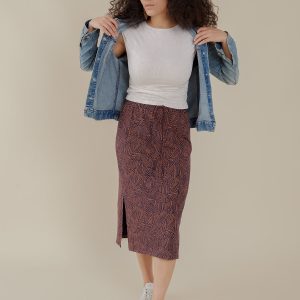 Isla Skirt - Tree Rings Blue - Image 4