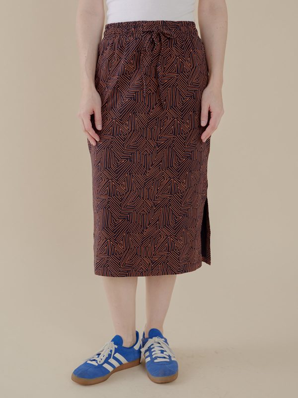 Isla Skirt - Tree Rings Blue