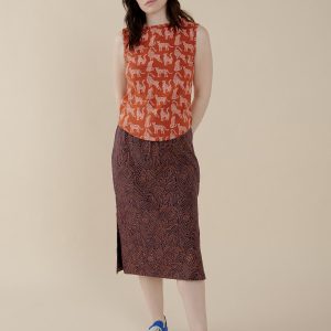 Isla Skirt - Tree Rings Blue - Image 3