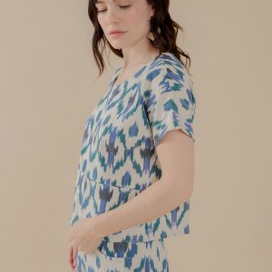 Dana Top - Seashore Ikat - Image 4