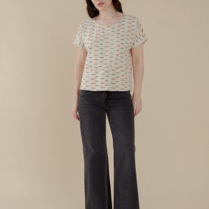 Dana Top - Ivory Ikat - Image 3