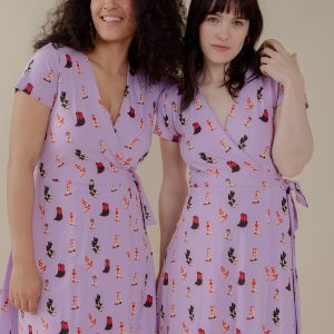 Katie Wrap Dress - Two Step Lavender - Image 6