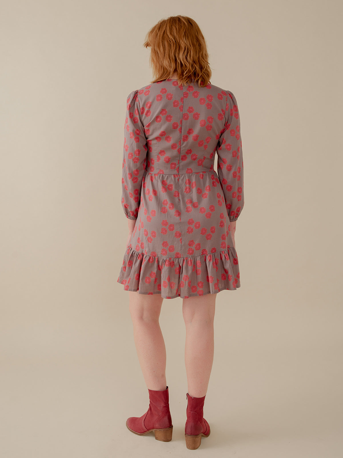 Erin Mini Dress - Fuchsia Floral - 图片 4