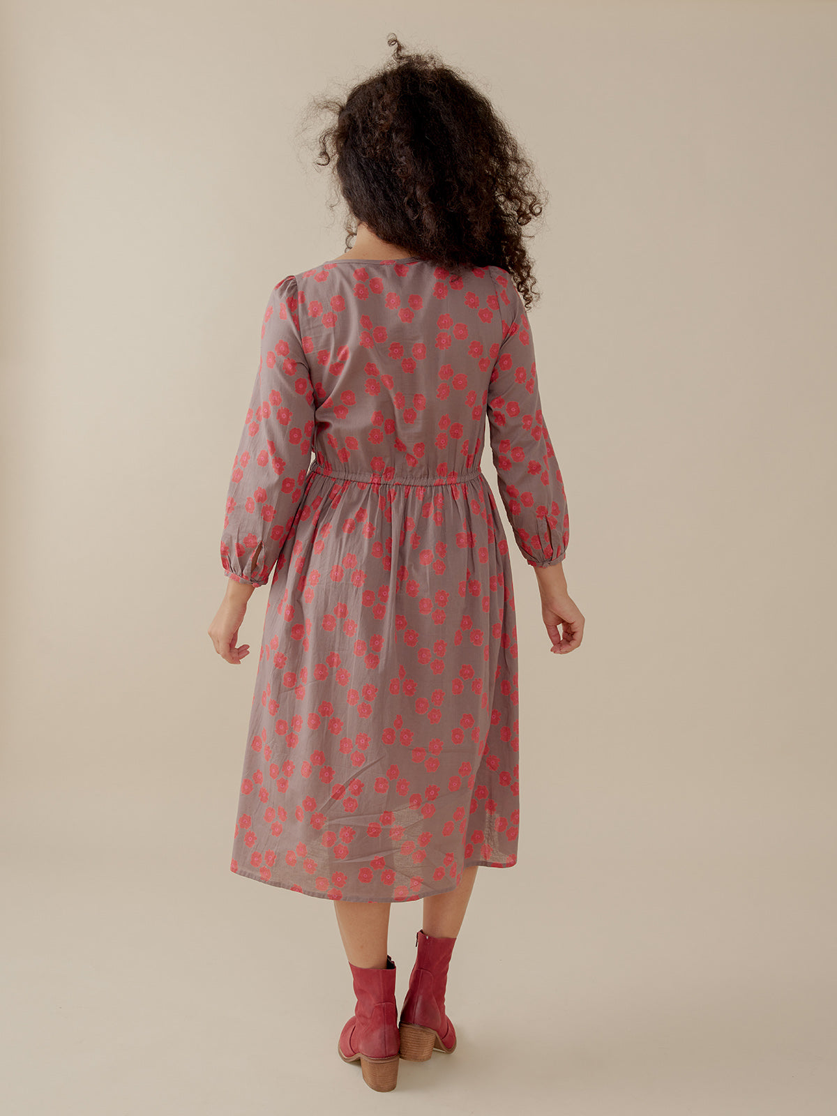 Mia Dress - Fuchsia Floral - Image 4