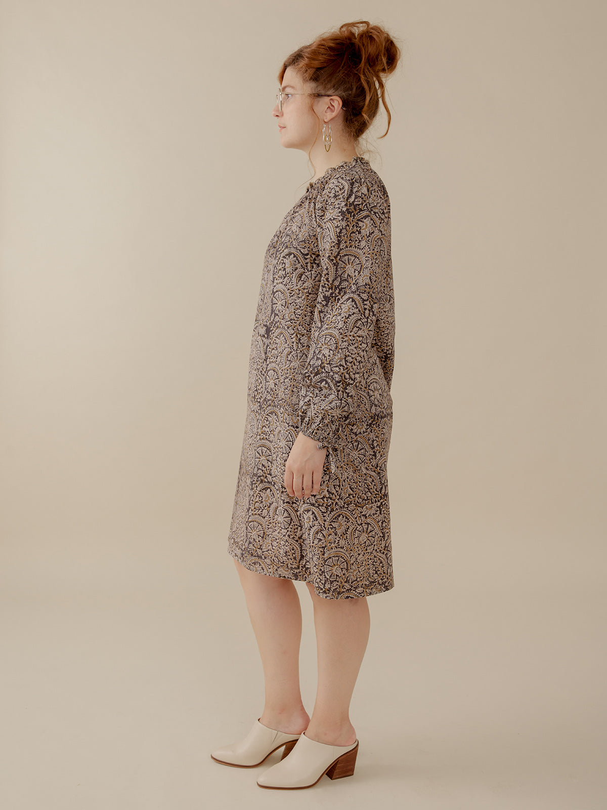 Yashvi Long Sleeve Dress - Midnight - Image 4