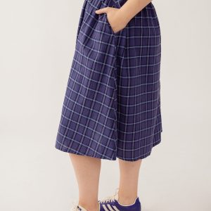 Laci Skirt - Indigo Plaid - Image 3
