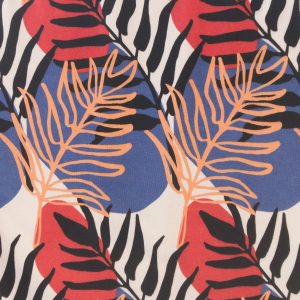 Montrose Tie Dress - Layered Palms Peach - Image 7