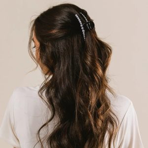 Black Pearl Claw Clip in Small