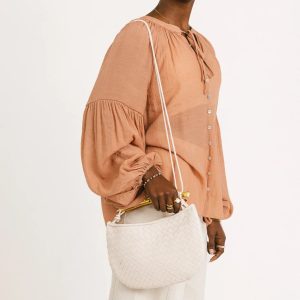 Tobias Woven Bag in Cream