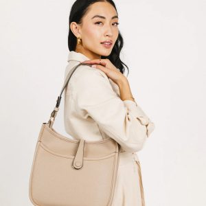 Quincy Crossbody Bag in Nude