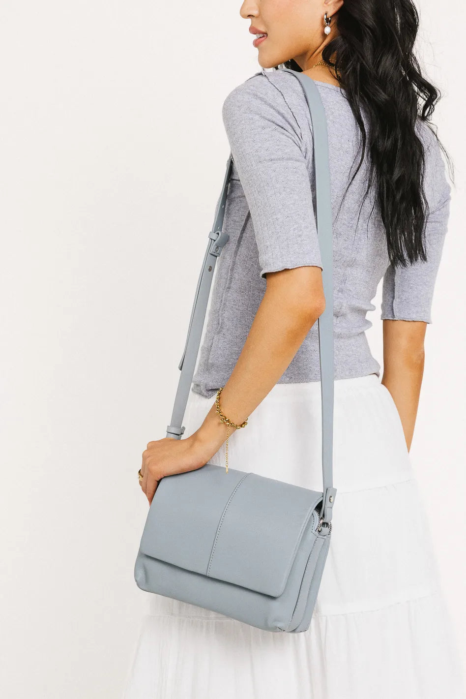 Larkin Crossbody Bag in Blue - Image 2