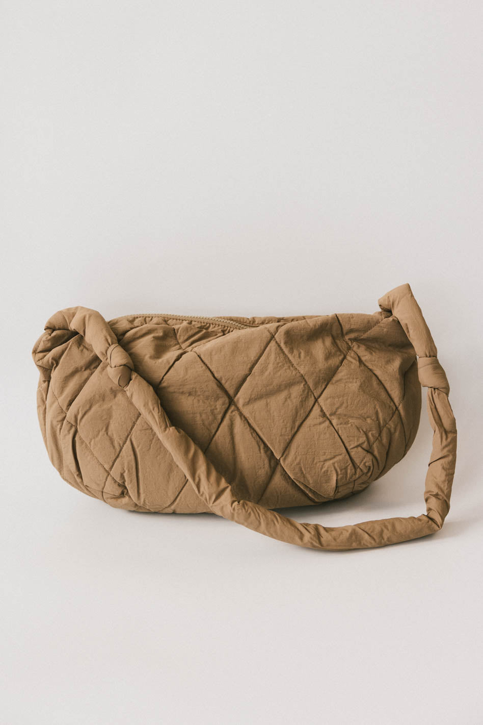 Whimsy Quilted Bag in Taupe - Image 5