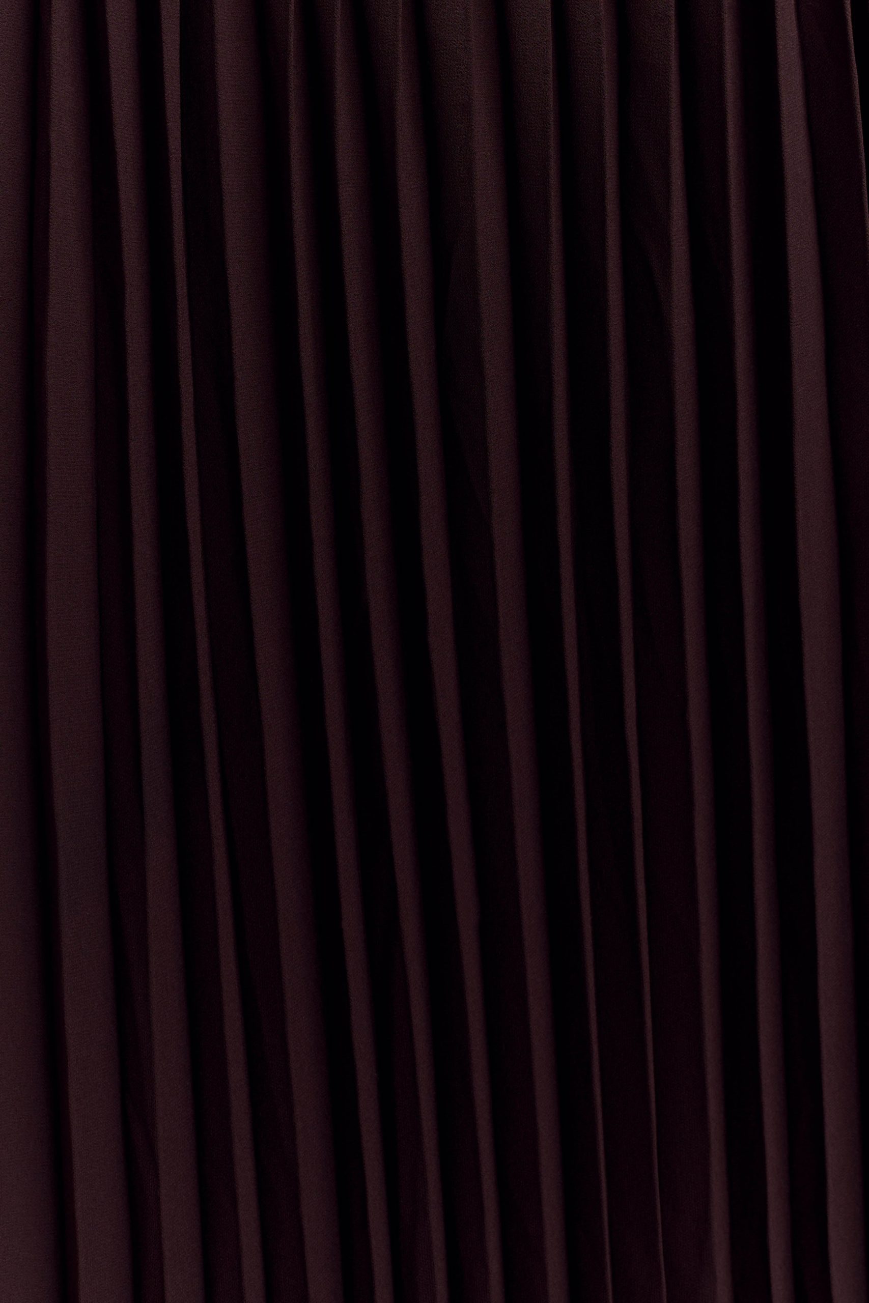 Stacie Pleated Halter Maxi Dress - Cacao - Image 4