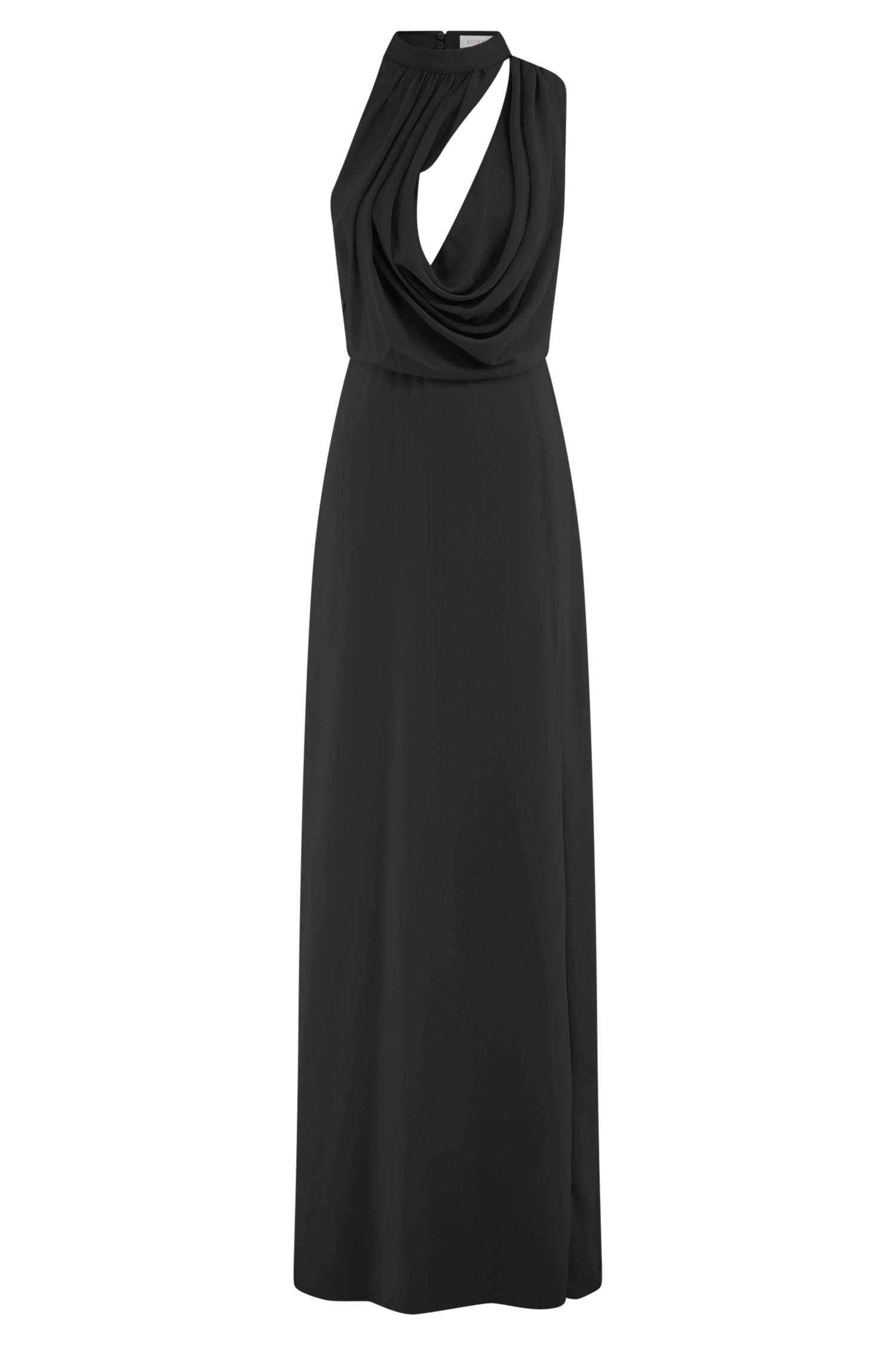 Galia Cowl Neck Maxi Dress - Black - Image 7